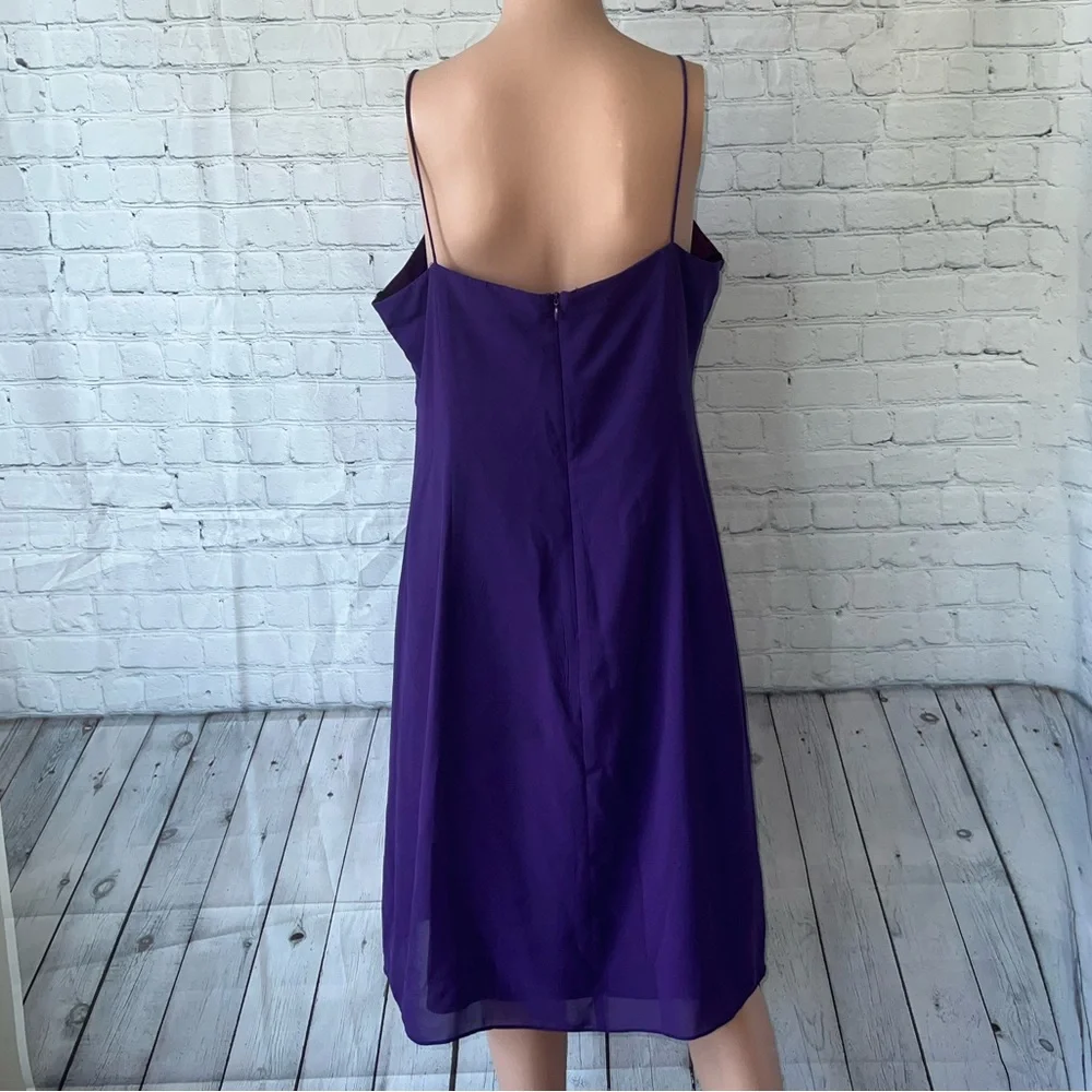 S.L. Fashions Dark Purple Bow Tie Fancy Dress size 14 - Picture 6 of 8